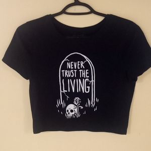 Black Crop Top from Blackcraft Cult
